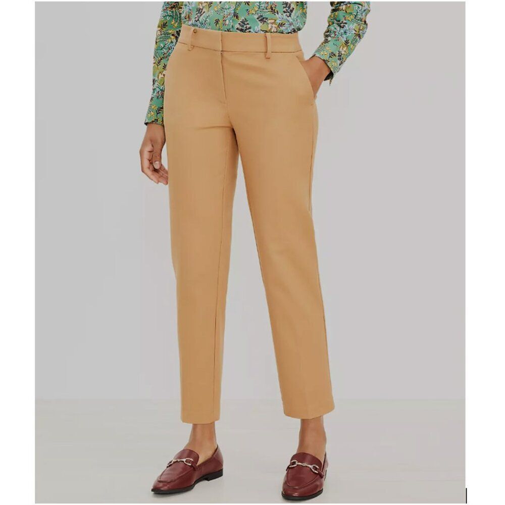 LOFT Riviera Slim Pants in Doubleweave - Size 8 - NWT
